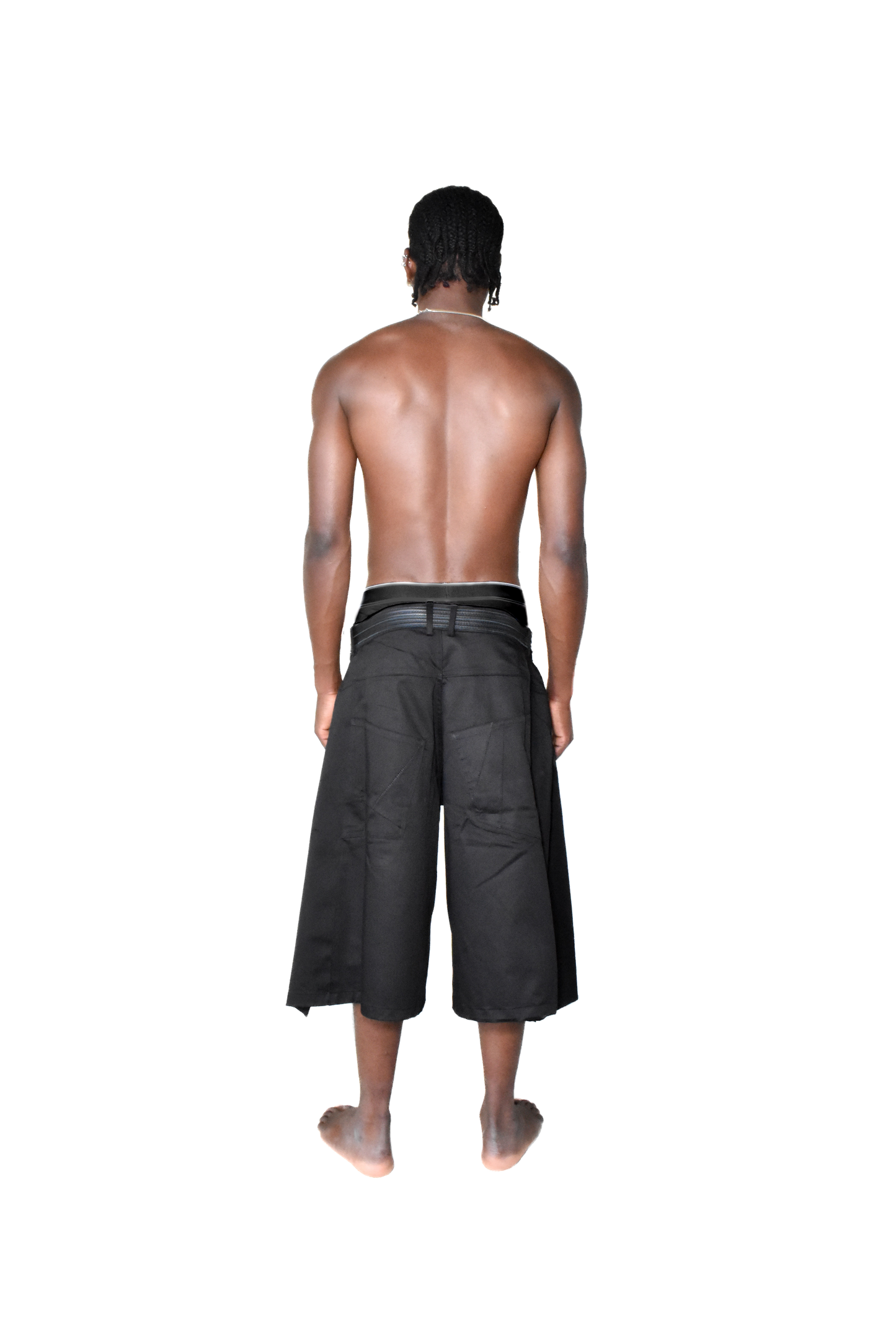 flowy pleated shorts