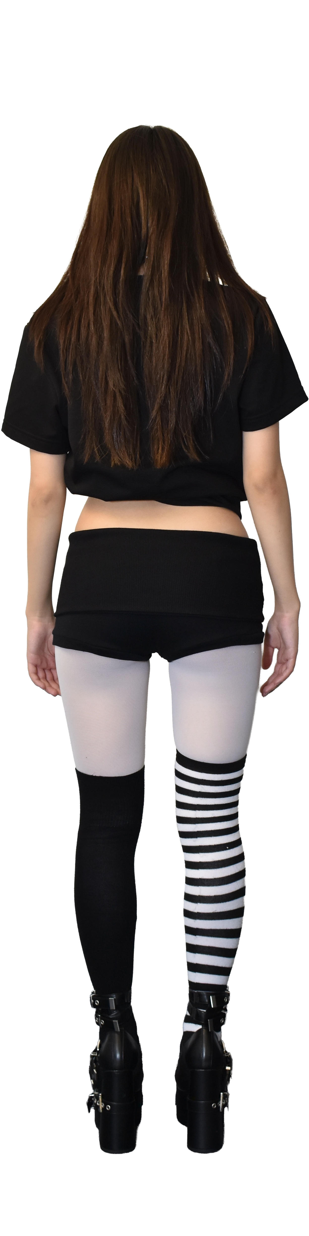 folded waistband shorts