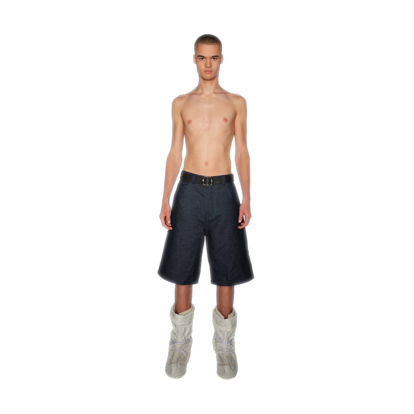 jorts jogger blue