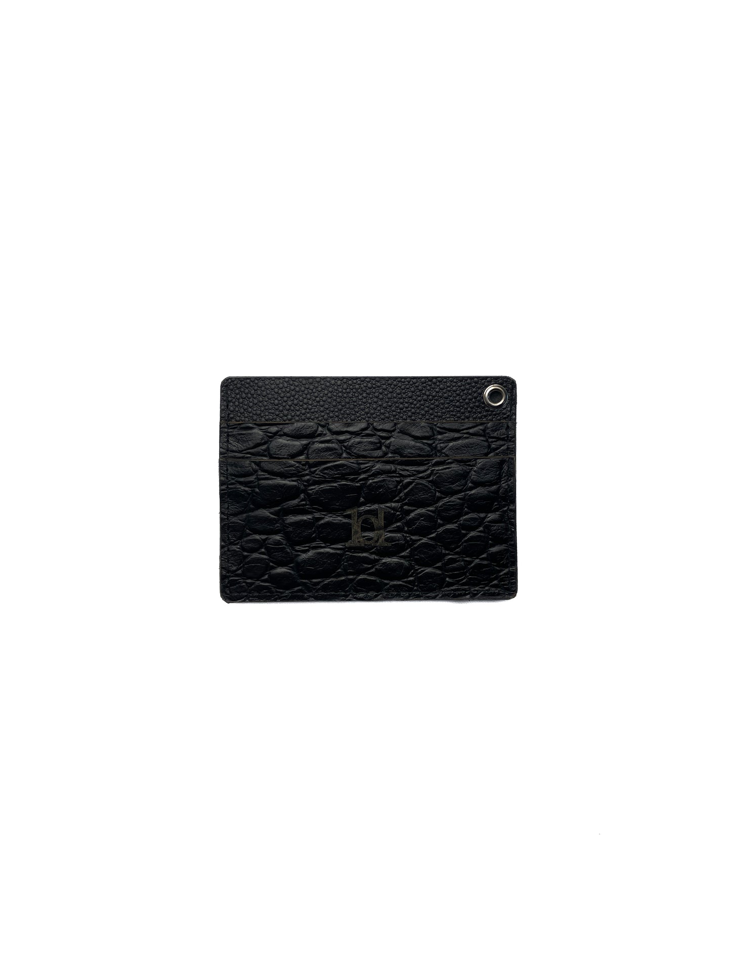 crocodile embossed leather Cardholder