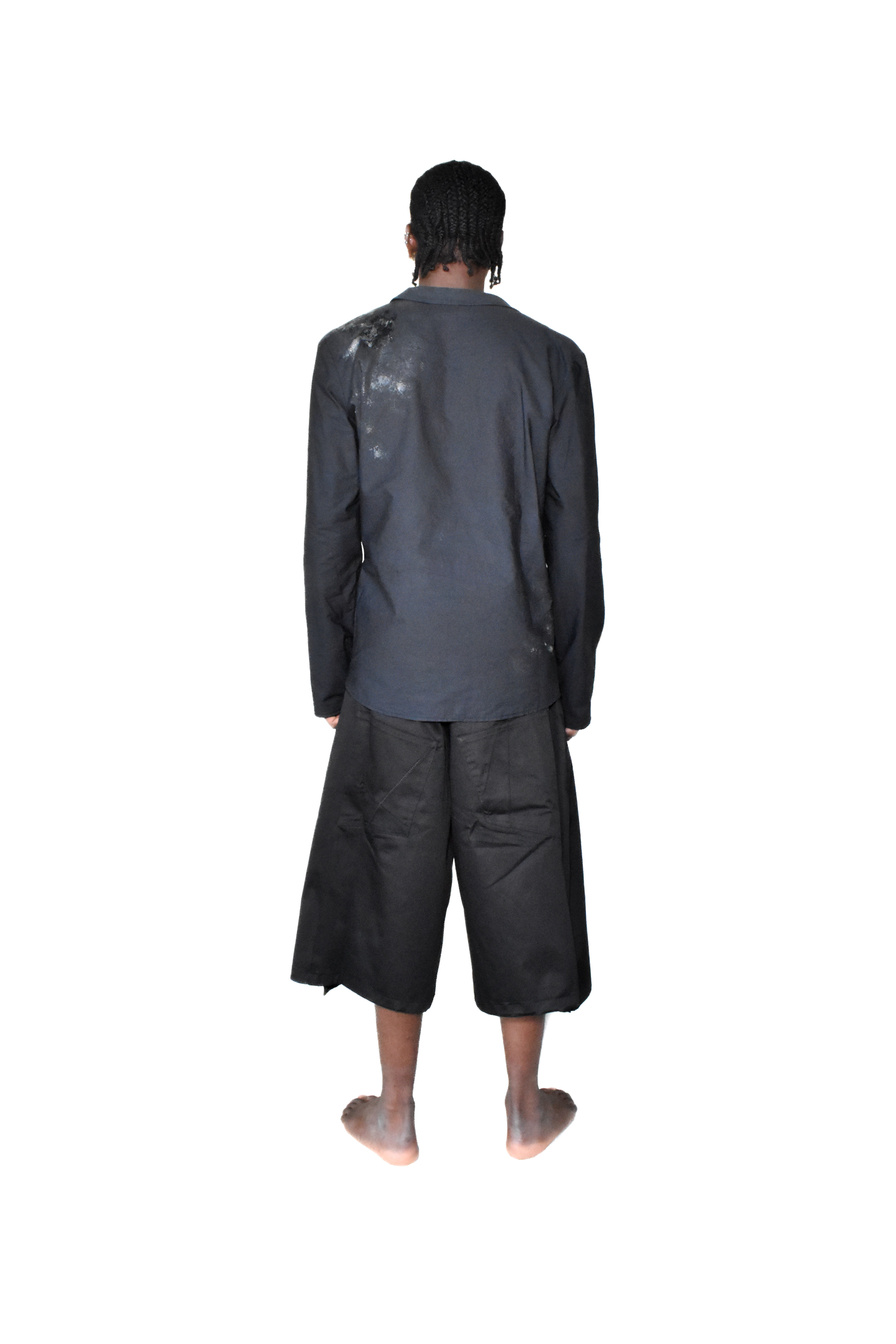 reversible latex blazer