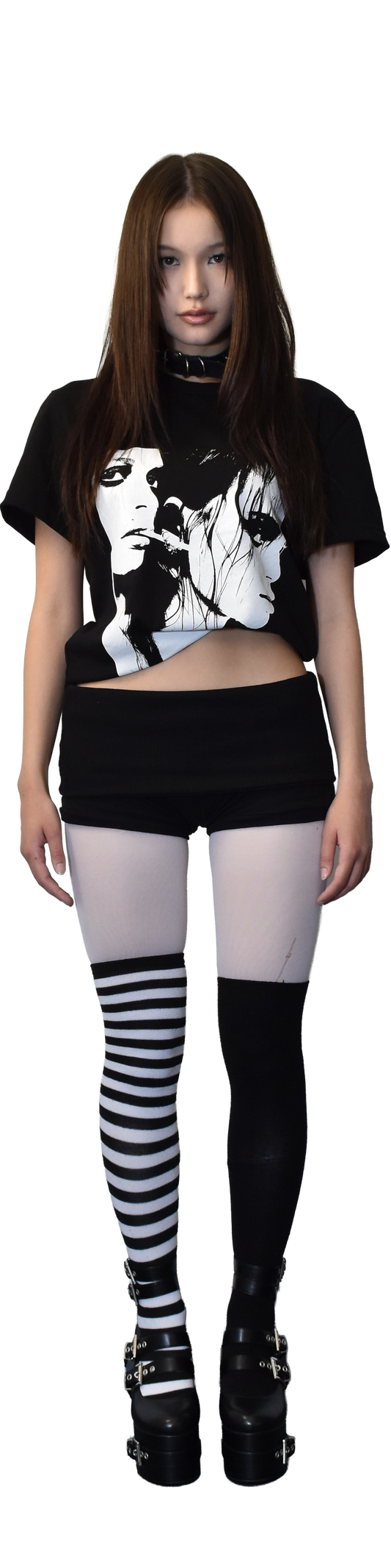 folded waistband shorts