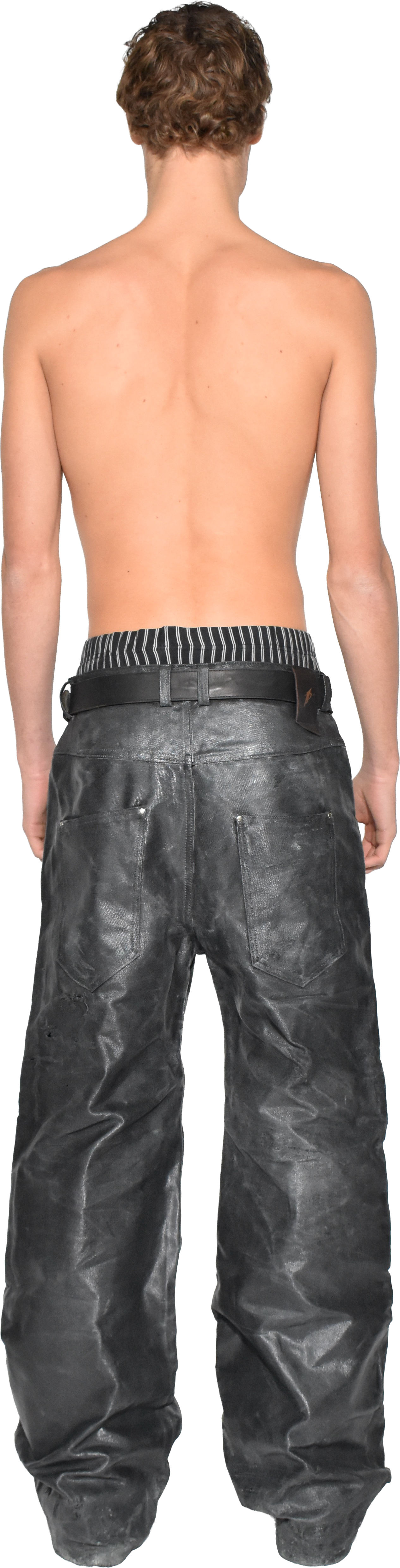 Coated Double knee carpenter denim