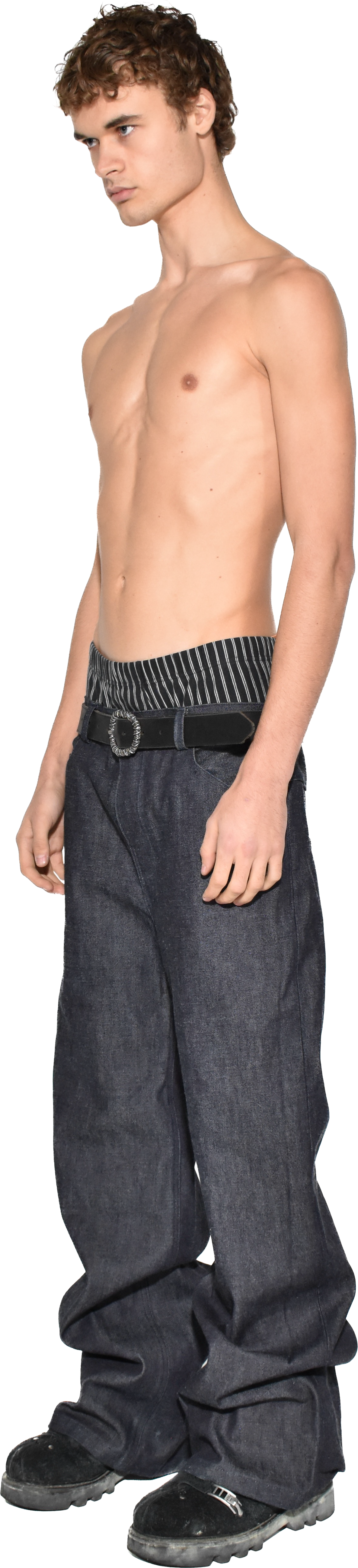 baggy selvedge denim