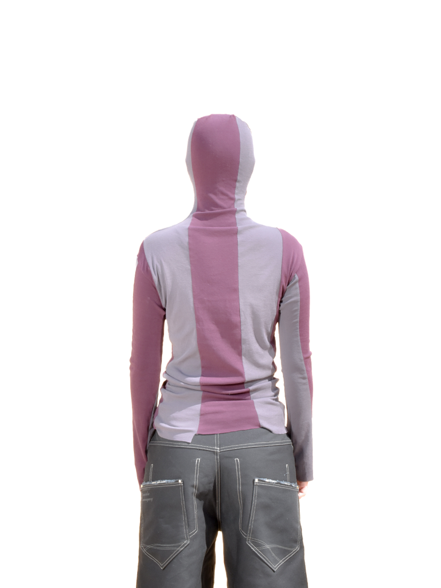 striped longsleeve with hood
